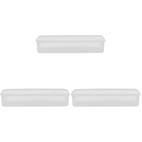 3Pcs Plastic Bread Box Bread Keeper for Kitchen Countertop Storage 1