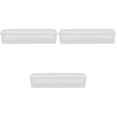 3Pcs Plastic Bread Box Bread Keeper for Kitchen Countertop Storage 2