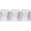 3Pcs Durable Silver Washing Machine Covers Waterproof Zippered Oxford 4