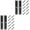 24Pcs Compact Black Plastic Pen Storage Boxes Empty Gift Cases 2