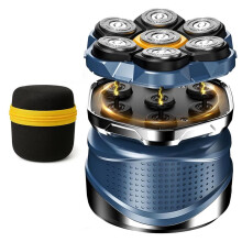 7D Shaver Magnetic Shavers for Bald Men IPX7 Waterproof Floating Cutter Wet/Dry Electric