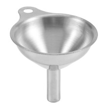 6Pcs Multifunctional Stainless Steel Funnel Essentail Oil Water Spices Wine Flask Filter Funnel for Home Kitchen