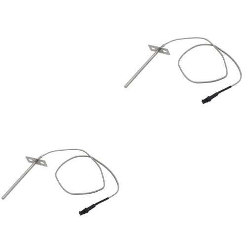 2Pièces Sonde De Température Four Bbq Acier Inoxydable Argent 1