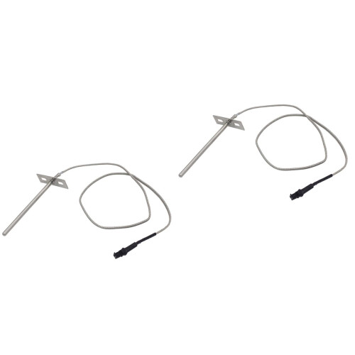 2Pièces Sonde De Température Four Bbq Acier Inoxydable Argent 2