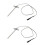 2Pièces Sonde De Température Four Bbq Acier Inoxydable Argent 4