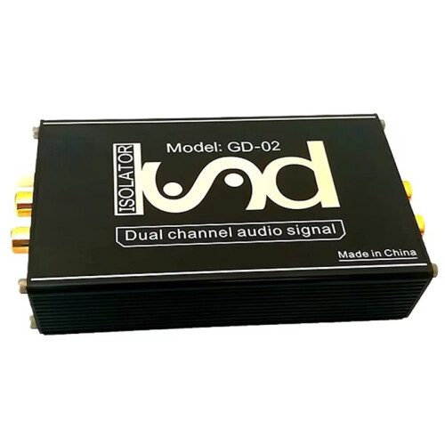 RCA Audio Isolator 3.5mm Professional Computer Amplifier Noise Canceller Car Audio Current Acoustic Interference Filter