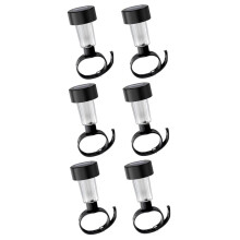 Solar Pool Light Frame Ground Fence Decor, Waterproof LED Outdoor Swimming Pool Landscape Lamps,6PCS