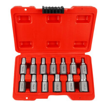 13Pcs Screw Extractor Set for Damaged Screws and Broken Bolts Easy Out Drill Bits