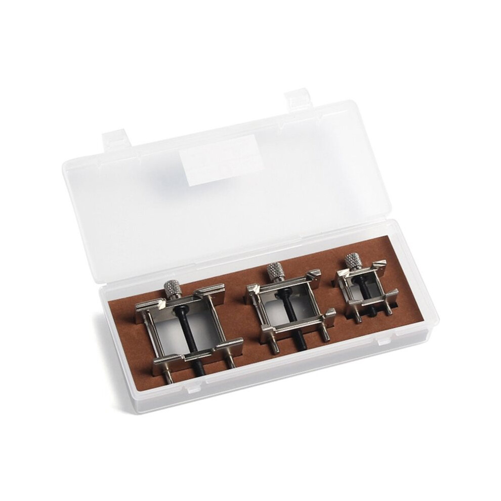 Watch Repair Tool Kit, 3 Pcs Metal Reversible Watch Movement Holder, Ideal For Watchmakers And Diy Enthusiasts 4713578554122