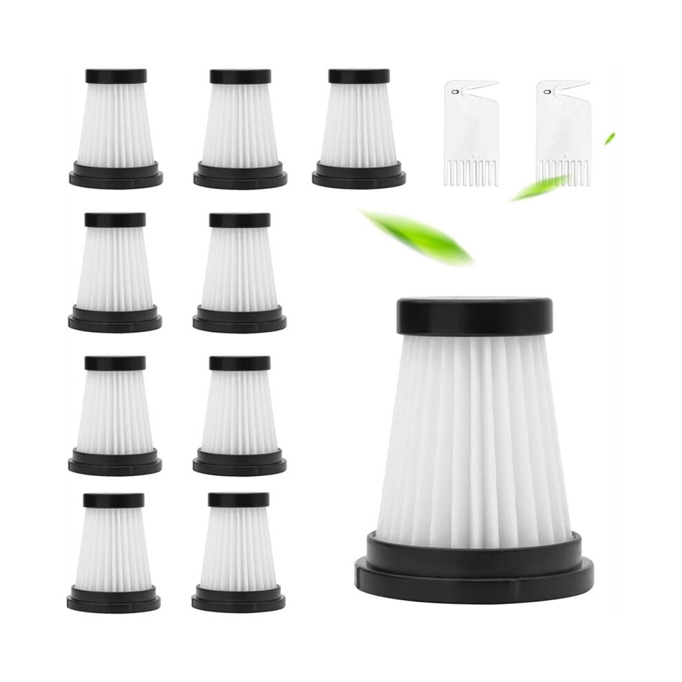 10-Piece Hepa Filter Set For Moosoo K12 K12 Pro K13 Vacuum Cleaner Filters Accessories With Cleaning Brush 6033418101032