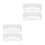 4Pcs Transparent Bread Storage Box Airtight Loaf Holder for Kitchen 7