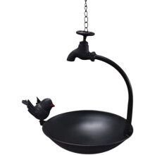 Hanging Bird Bath Feeder for Outdoor Garden BirdBath Tray Wildlife Feeder Plate Water Bowl or Water Bowl