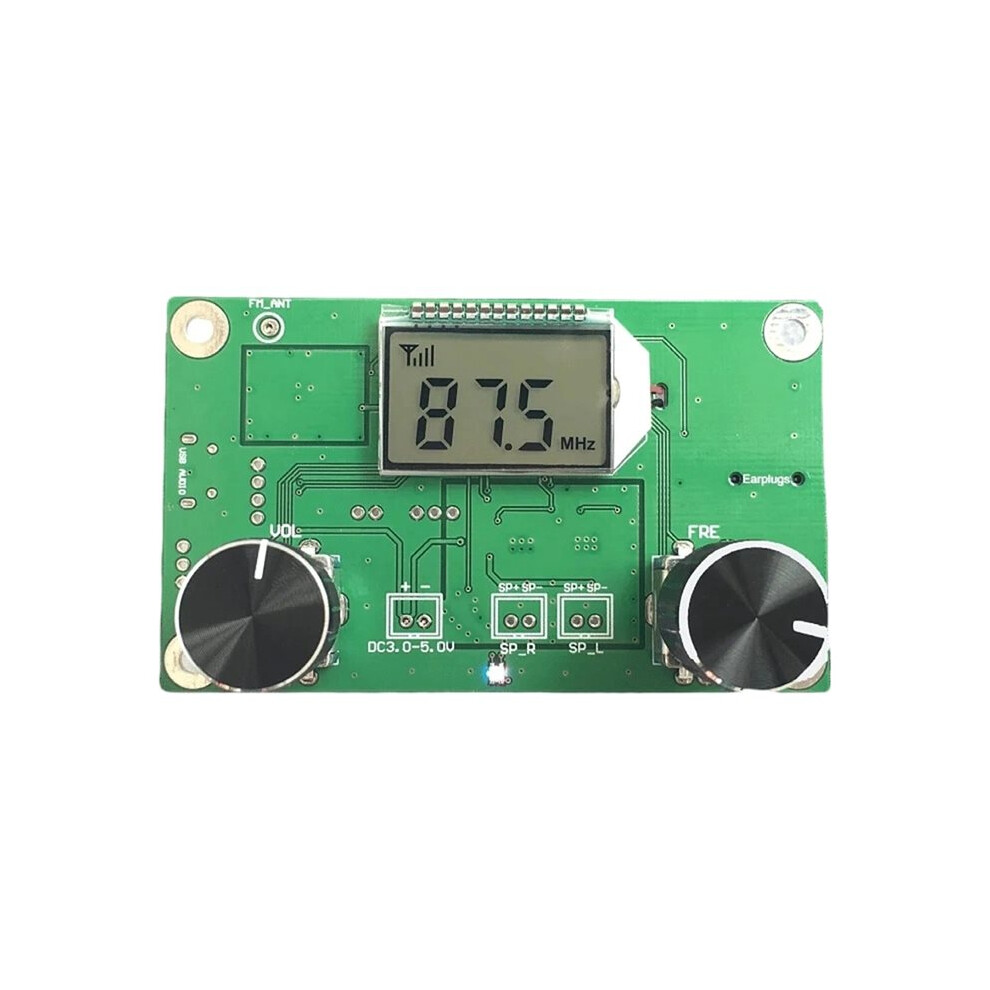 Dsp Pll Digital Stereo Fm Radio Receiver Module 87-108Mhz With Serial Control Frequency Range 50Hz-18Khz 6033075526551