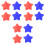 3Pcs Assorted Star-Shaped Handgrip Balls for Stress and Joint Relief 3