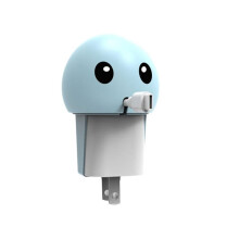 Cord Protector Silicone Charger Data Cable Protector, Silicone Power Adapter Cartoon Travel Adapter Organizer