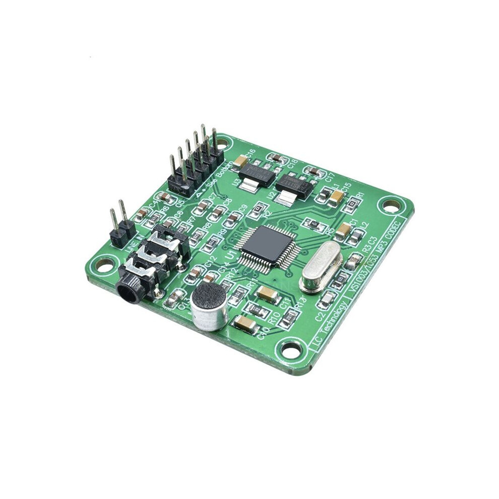 Vs1053 Mp3 Module Development Board W/ -Board Recording Spi Interface Ogg Encoding Recording Control Signal Filter 4713516491076