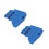 8Pcs Blue Plastic Piano Tuner Kit with Felt Plugs for Accurate Tuning 2