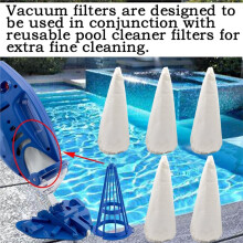Coton de Rechange pour Filtre D'Aspirateur Eclipse IVac 350 IVac 50 JPV300 , Sac Filtrant pour le Nettoyage de Piscine