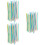 3Pcs Assorted Chenille Stems Bendable Plush Wire DIY Craft Cleaners 6