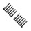 2Sets Flexible Black Rubber Grommets Quick-Install Wire Hole Plugs Kit 7