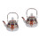 2Pcs Retro Enamel Tea Kettles Practical Water Boiling Pots Multicolor 3