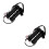 2Pairs Heated Motorcycle Handlebar Grips Black Waterproof Dustproof 2