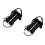 2Pairs Heated Motorcycle Handlebar Grips Black Waterproof Dustproof 4