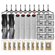 Für Omni E25 / E28 Staubsauger Ersatzteile Hauptbürste Walzenbürste Seitenbürste Staubbeutel Filter (34 Stück)