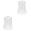 2Pcs Multipurpose White Silicone Rings for Ice Cream Maker Accessories 2