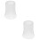 2Pcs Multipurpose White Silicone Rings for Ice Cream Maker Accessories 5