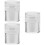3Pièces Pots Cosmétiques Compacts Ps Blancs Couvercle Pour Voyage 6