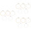 30Pcs Premium Golden Lyre String Replacement Kit Practical and Durable 5