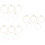30Pcs Premium Golden Lyre String Replacement Kit Practical and Durable 6