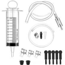 Brake Bleeder Kit - One Way Check Valve Hose Bleeding Kit,Brake Tool for Motorcycle Cars Brake System Repair Maintenance