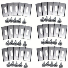 30 Replacement Blades, Stainless Steel, Suitable for Huswa Lawnmower Robot Blades, Manual Power, Lawn Mower.