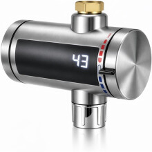 Electric Universal Instantaneous Water Heater - Compact Instant Hot Water Outdoor Tap for Outdoor Garden,Garage, Eu Plug