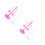 12Pcs Stable Plastic Doll Display Rack with Colorful Design 5