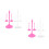 12Pcs Stable Plastic Doll Display Rack with Colorful Design 6