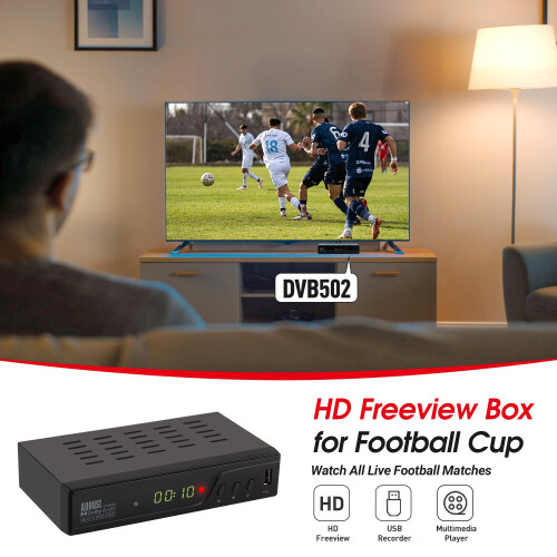 Freeview TV Recording Box Internal SSD Storage Aug DVB502 1