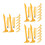 24Sets Orange Digging Tools Toy Kit with Hammer Brush for Kids 5