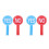 4Pièces Paddles Interaction Classe Mousse Couleurs Vives Non 6