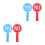 4Pièces Paddles Interaction Classe Mousse Couleurs Vives Non 7