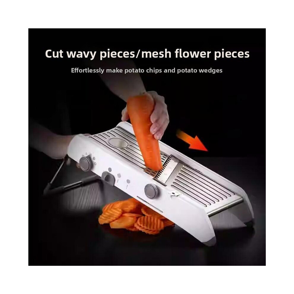 Ultra- Mandolin Slicer - Upgraded Adjustable Thickness Vegetable Slicer And Dice For Kitchens 4713156397875