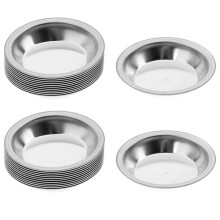 24Pcs Stainless Steel Color Paint Tray Model Toning Palette for Mixing Color, Oil, Water Based Painting 5cm