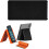 (Black, -) 2026 Foldable Silicone Phone Stand, Adjustable Orange 1
