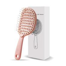 (Pink, -) Brosse Cheveux Pelable – Démêlante Auto-Nettoyante pour Cheveux Mouillés & Secs