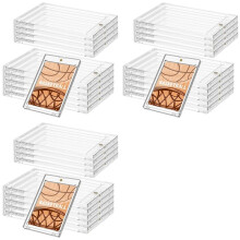 30 Porte-Cartes Magnétiques en Acrylique 130 Pt 4,33 X 2,87 Pouces Porte-Cartes Transparent pour le Sport, le Baseball, le Stockage et L'Affichage