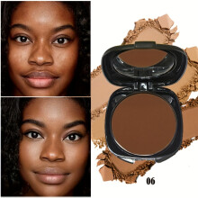 (06) 1pc Contour & Setting Powder Compact, 3 Shades Available, Waterproof and Sweatproof, Matte Finish Foundation