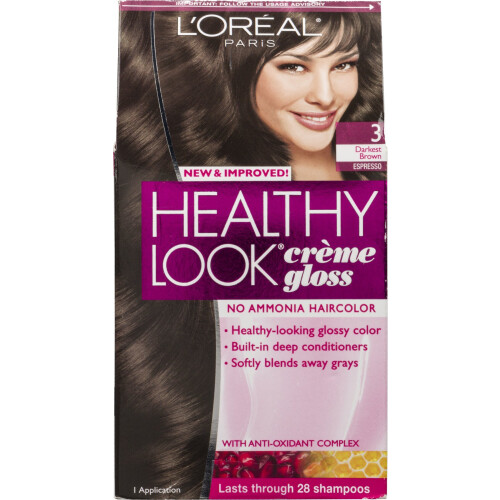 L'Oreal Paris Healthy Look Creme Gloss 3 Dunkelbraun Espresso