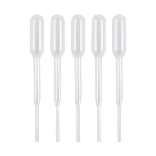500 Pieces 0.2 ml Capacity Disposable Graduated Transfer Pipettes Dropper Polyethylene